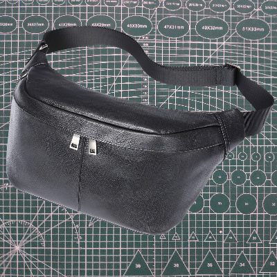 VbusiL27 Nature Leather Waist Bag