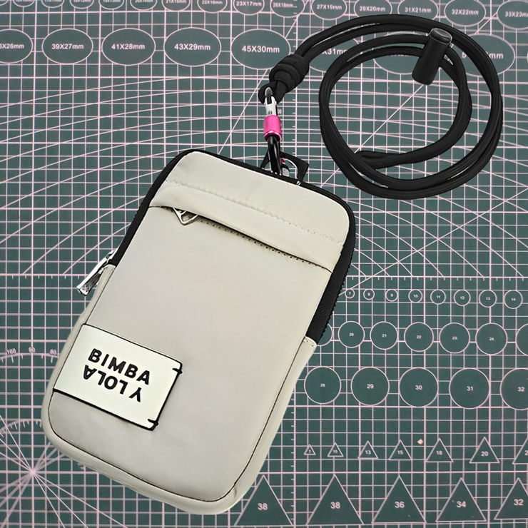 VbusiF12 Elastic Lanyard Crossbody Mini Storage Side Bag