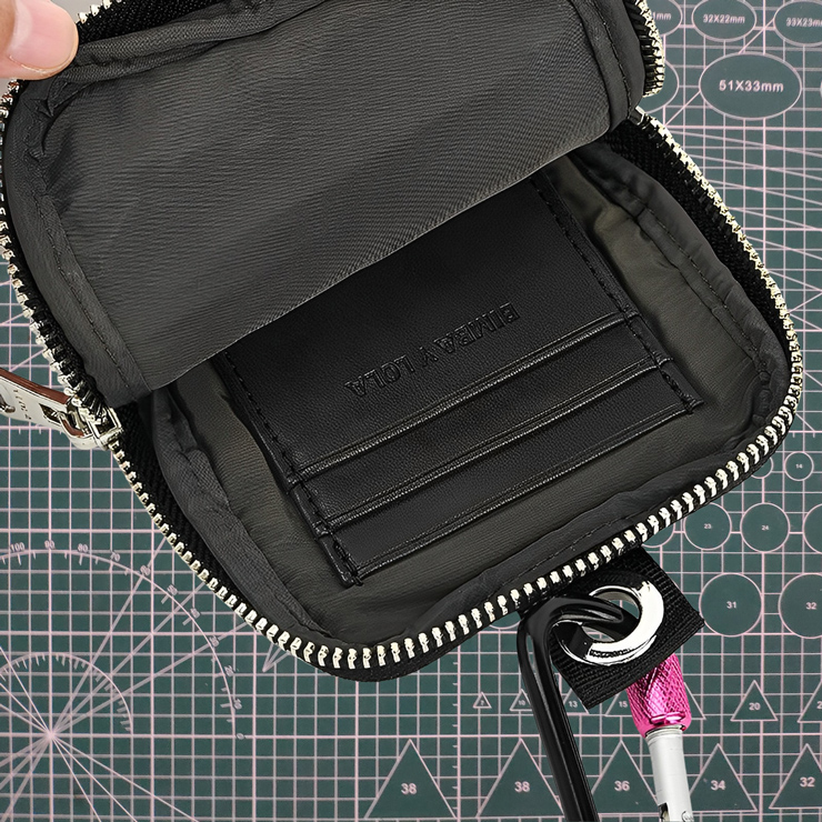 VbusiF12 Elastic Lanyard Crossbody Mini Storage Side Bag