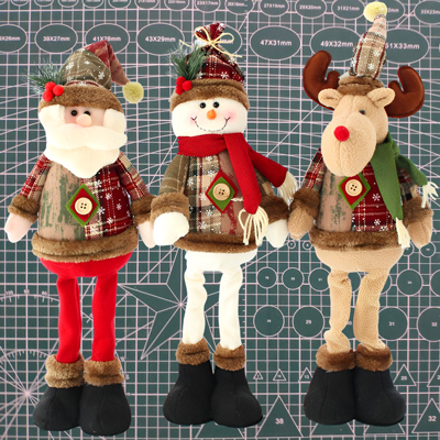 VbusiC9 Christmas Decorative Stand Up Big Doll