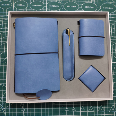 VbusiG3 Blue Leather Gift Set 5 in 1