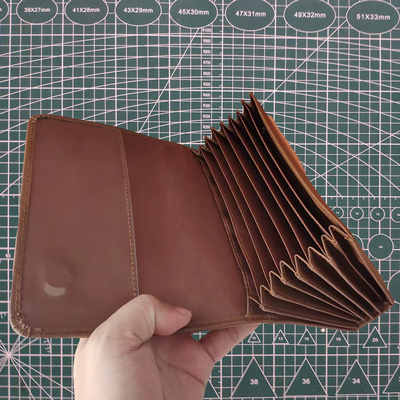 VbusiL8 Pull-up Leather Cashie Hand Wallet