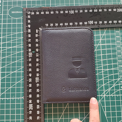VbusiL18 Recycle Leather Simple Passport Holder