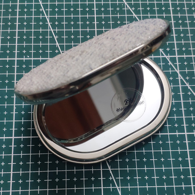 VbusiF14 Fabric ABS Makeup Mirror