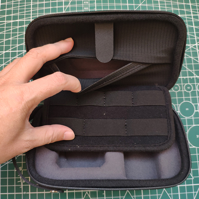 VbusiE14 EVA Case With Leather Belt Multifunctional Storage